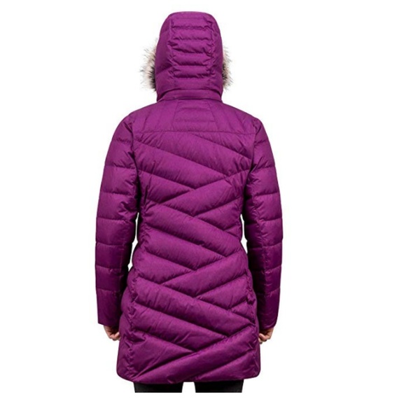 Marmot Women Varma Long Quilted Hooded Down Jacket - Picture 4 of 8